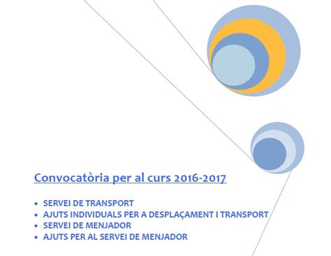 Ajuts De Transport I Menjador Consell Comarcal Del Bergued