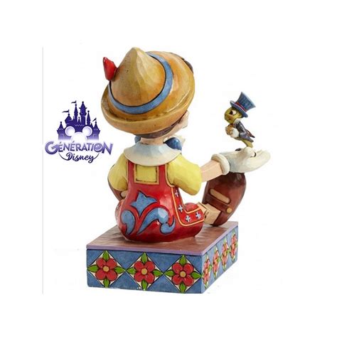 Statue R Sine Pinocchio Et Jiminy Cricket Me Anniversaire Jim Shore