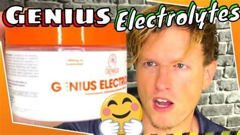 Genius Electrolytes Review Best Electrolytes On The Market Youtube