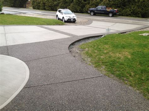 Exposed aggregate driveway - Traditional - Exterior - Vancouver - by ...