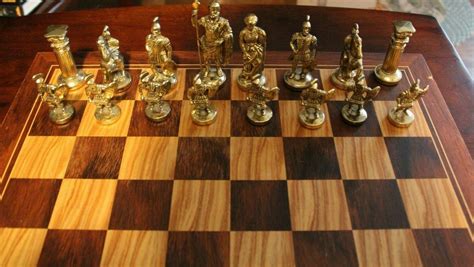 Roman Metal Chess Set | #2008368270