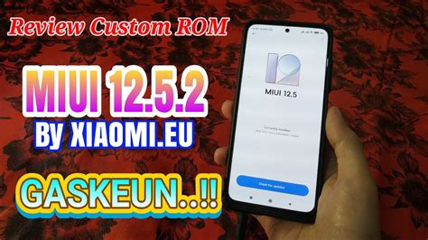 MIUI 12 5 2 By Xiaomi EU Redmi Note 10 Sunny Mojito YouTube