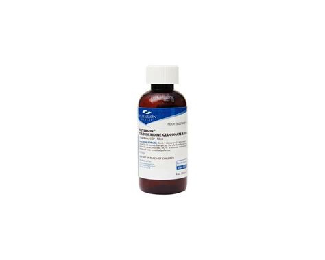 Patterson Chlorhexidine Gluconate Oral Rinse Light Mint Oz