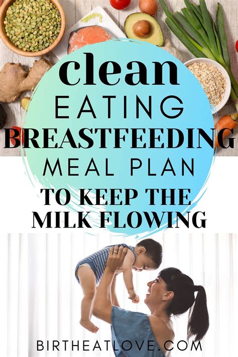 Sample Breastfeeding Meal Plan Artofit