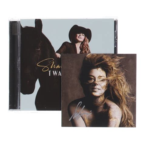 Shania Twain Signed Queen Of Me Cd Insert With Disc Beckett