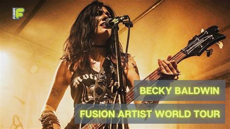 Bassist Becky Baldwin Rocks For The Likes Of Fury And Hands Off Gretel