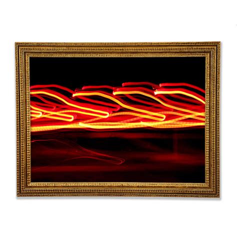 Perspections Gerahmtes Leinwandbild Red Light Beams Wayfair De