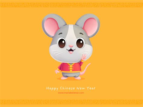 Chinese Zodiac / Rat 🐭 by Maria Keller on Dribbble