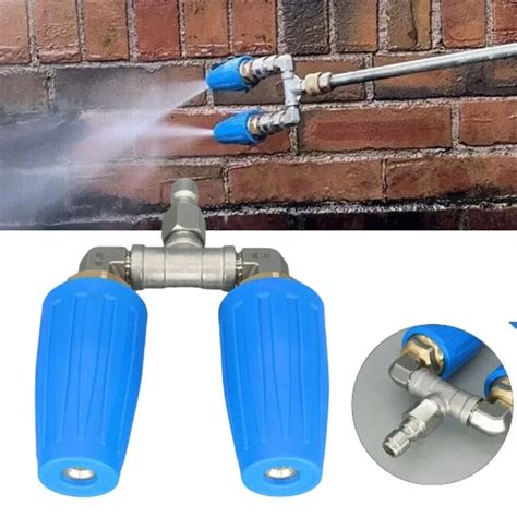 High Pressure Washer Rotating Dual Turbo Nozzle Spray Tip Psi