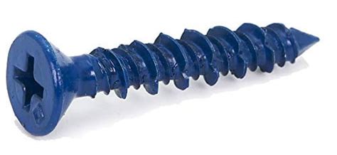 CONFAST 3 16 X 1 1 4 Flat Phillips Concrete Screw W Drill Bit For