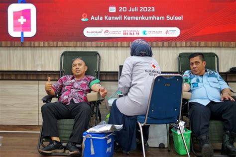 Kemenkumham Sulsel Gandeng PMI Makassar Gelar Donor Darah ANTARA News