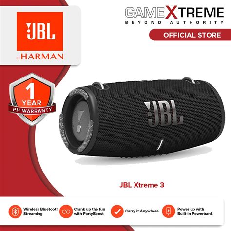 JBL Xtreme 3 Portable Bluetooth Waterproof Speaker Shopee Philippines