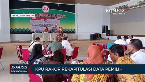 KPU Rakor Rekapitulasi Data Pemilih Video Dailymotion