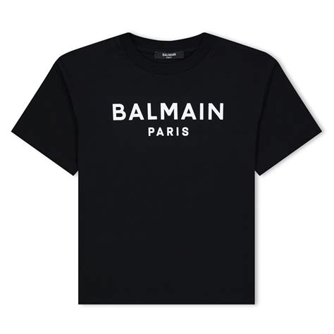 Balmain Paris T Shirt Juniors Kids Regular Fit T Shirts Flannels