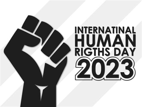 Premium Vector Human Rights Day Poster Template Design