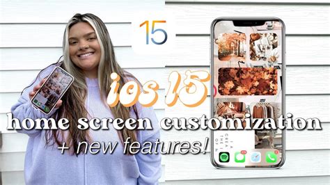 How To Customize Your Iphone With Ios 15 Aesthetic Home Screen Customization And New Features