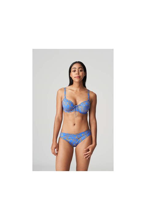 Bikini Azul Con Aro Sin Relleno Unas Primadonna Con Descuento Bikini