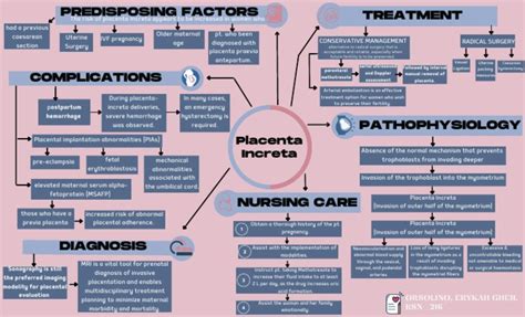 Placenta Increta Concept Map Pdf Placenta Health Sciences