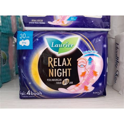 Jual Laurier Relax Night Wing Cm Isi Buah Pembalut Sayap