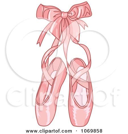 Pink Ballet Shoes Clip Art