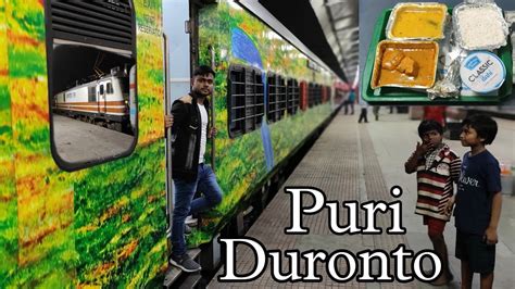 Sealdah To Puri Duronto Express Full Journey 22201 Puri Duronto