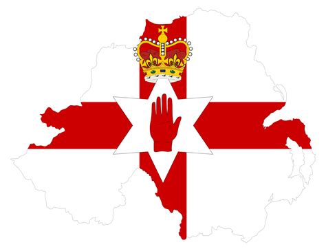 Northern Ireland Map Outline Clip Art Image Clipsafari