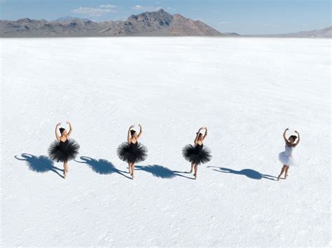 Swan Lake meets Salt Lake in this magical aerial ballet photography project