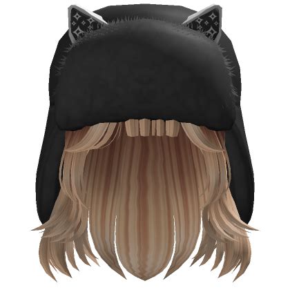 Super Cute Ushanka Jellyfish Hair Blonde Roblox