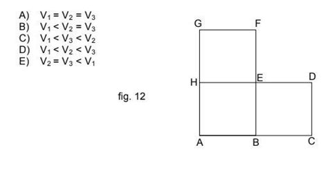 En La Figura 12 ABEH BCDE Y EFGH Son Cuadrados Si V1 Es El Volumen