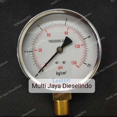 Jual Pressure Gauge Raket Stainless Kuningan Inch Kg Bar Psi