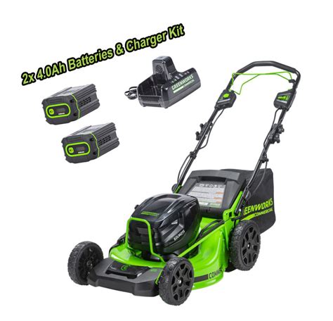 Greenworks 82v 21 Self Propelled Mower 2x 40ah Kit Henderson Mowers And Chainsaws