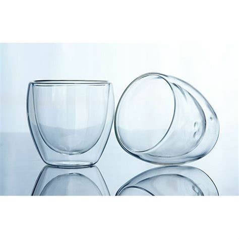 150 250 350 450 Ml Double Wall Hoge Borosilicate Dubbele Laag Glas