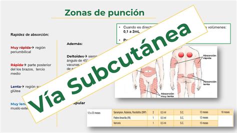 Vía De Administración Subcutánea Indicaciones Contraindicaciones