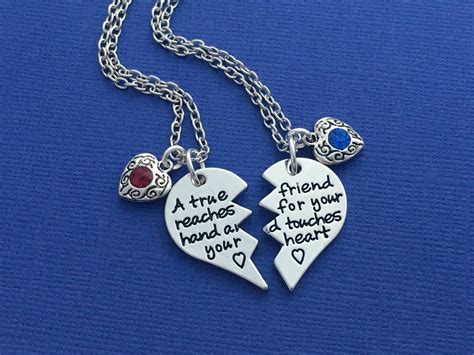 Matching Necklaces Friendship Necklace For Best Friend Etsy