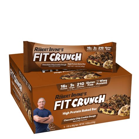 Robert Irvines Fit Crunch Snack Size Whey Protein Baked Bar