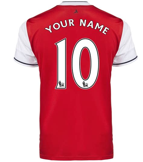 Arsenal Home Customise Name Number 2016 17 Men Soccer Jersey Football