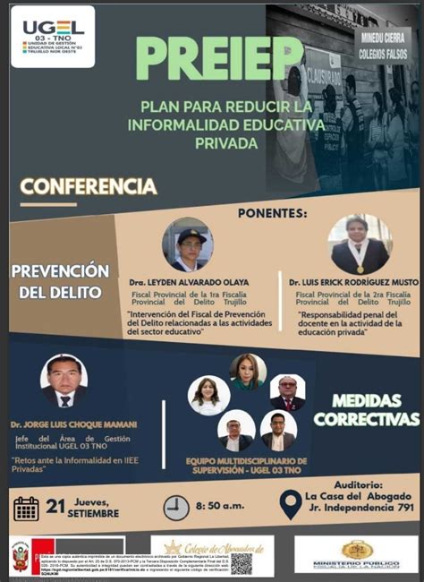 Conferencia Preiep Plan Para Reducir La Informalidad Educativa