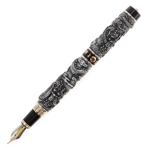 jinhao  dragon fountain  black