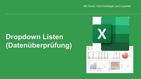 MS Excel Dropdown Listen Datenüberprüfung YouTube