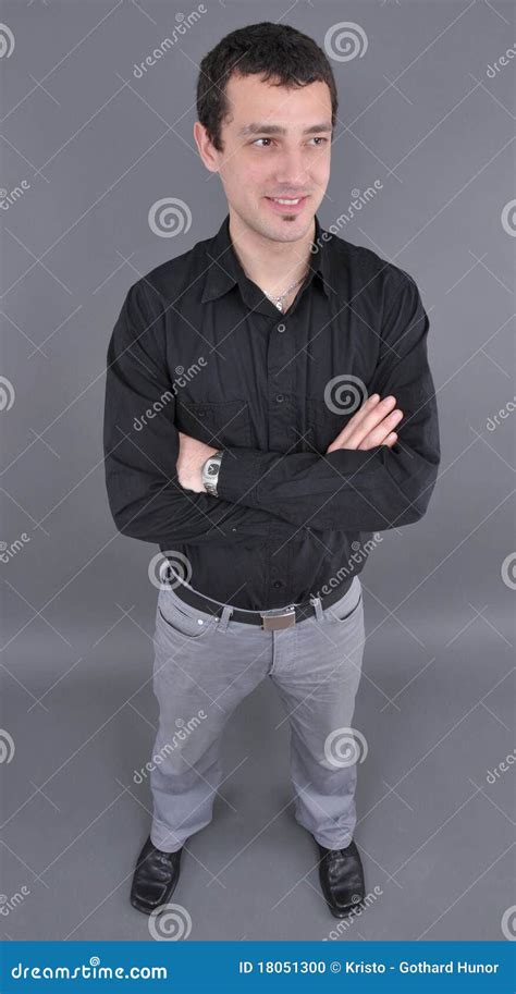 Man Standing Stock Photo Image Of Standing Clothing 18051300