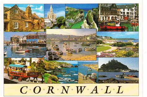 Cornwall Multiview Postcard Mauritron 248362