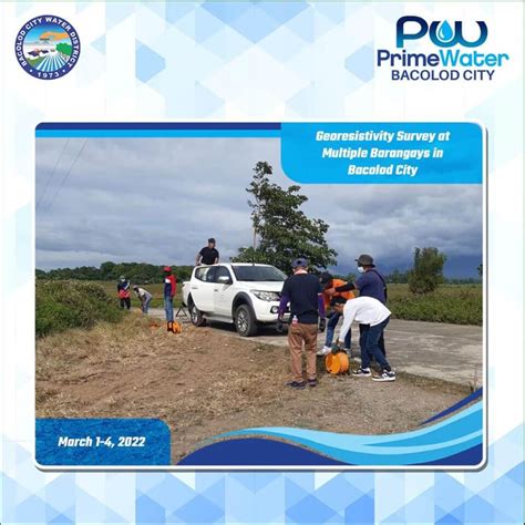 Primewater Bacolod And Bacolod City Conducted Georesistivity Survey