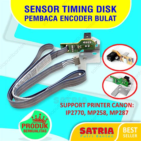 Sensor Timing Disk Pembaca Sensor Encoder Bulat Printer Canon Ip