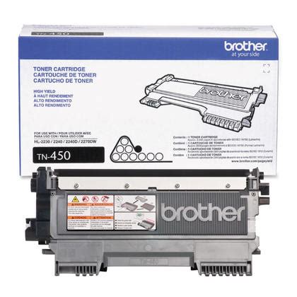 Brother TN450 Original Black Toner Cartridge High Yield