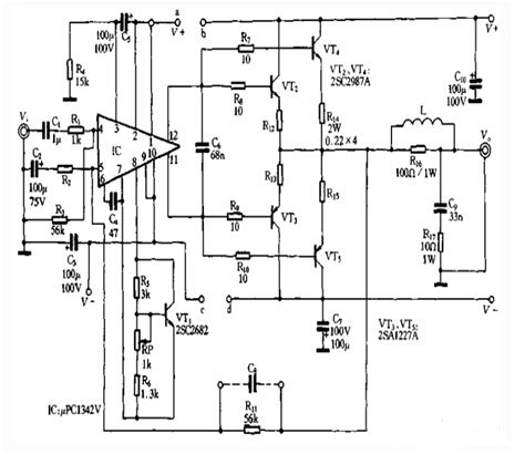 100w功放电路图100w纯甲类放电路图12v100w放电路图第2页大山谷图库