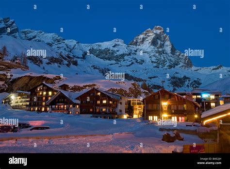 Breuil Cervinia Valtournenche Valle D Aosta Italy Stock Photo Alamy