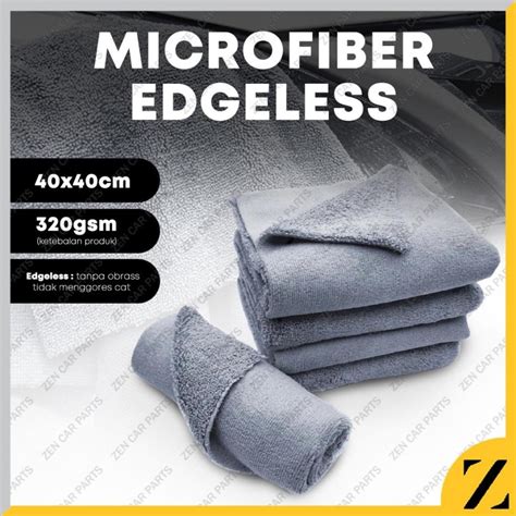 Jual Kain Lap Microfiber Edgeless Cm X Cm Gsm Poles Detailing