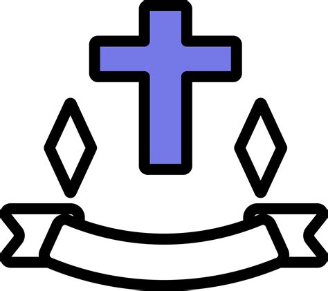 Christian Cross Clip Art Blue