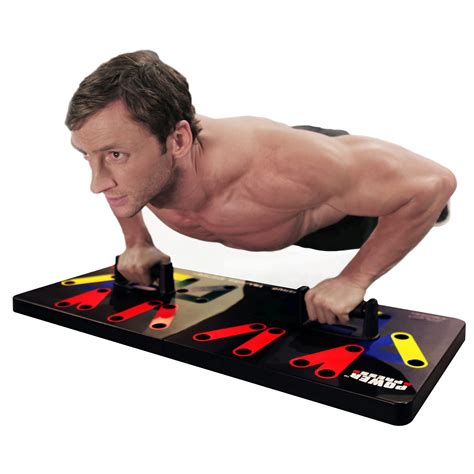 Power Press Push Up Board – Home Workout Equipment, Push Up Bar with 30 ...