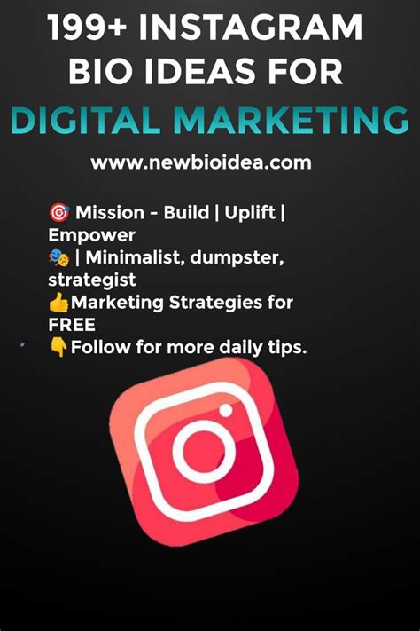 199 Digital Marketing Bio Ideas To Growth Instagram Creators Digital